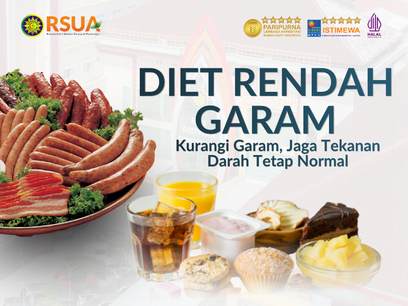 Diet Rendah Garam : Kurangi Garam, Jaga Tekanan Darah Tetap Normal